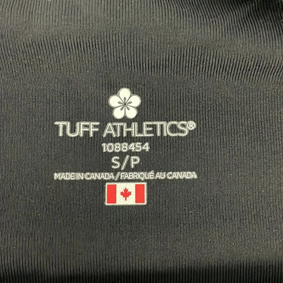 Tuff Athletics Cropped Yoga Leggings Tights Military Green Reptile Print Small - Picture 6 of 9